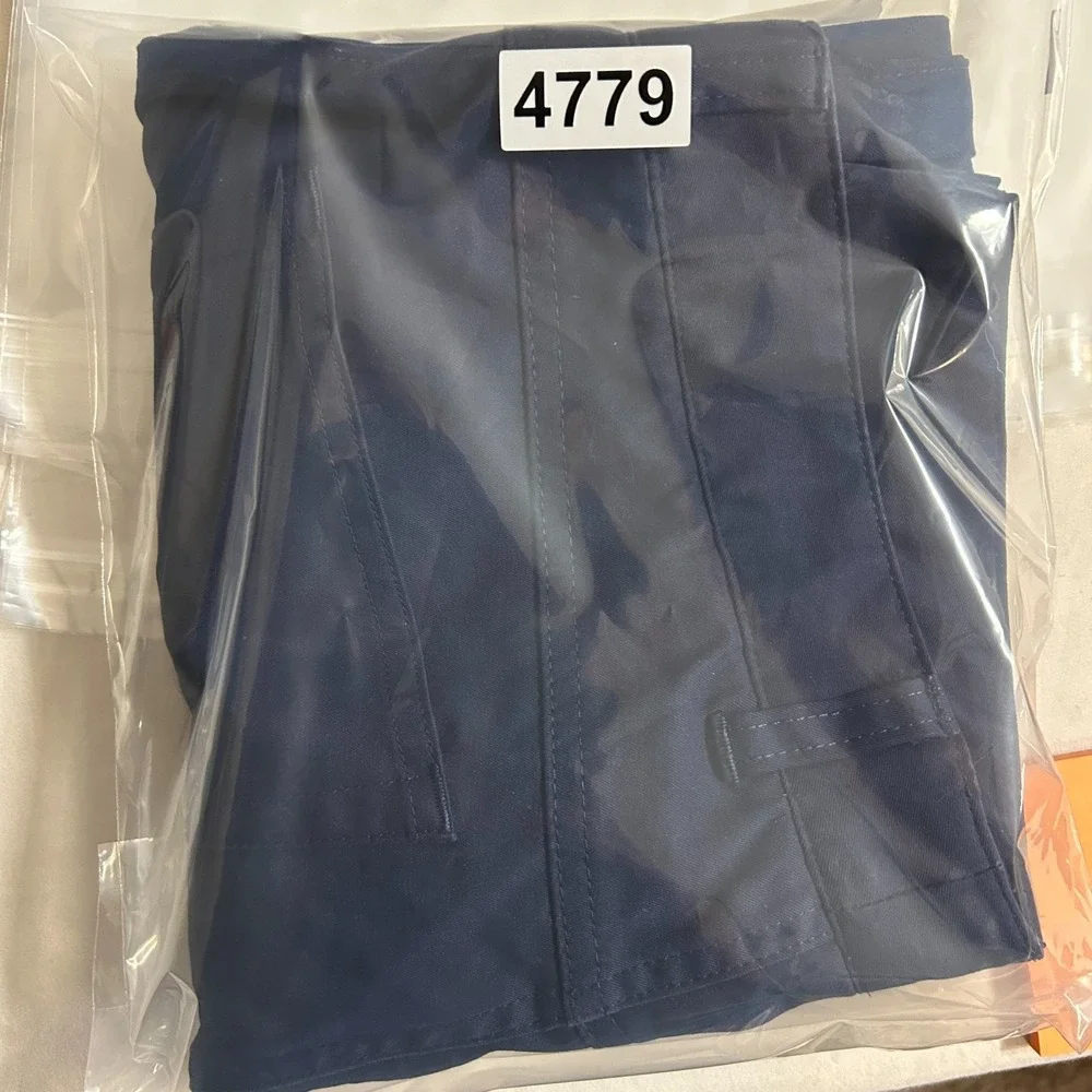 Peter Millar Golf Pants Mens Navy Blue Flat Front Straight Comfort Pockets READ